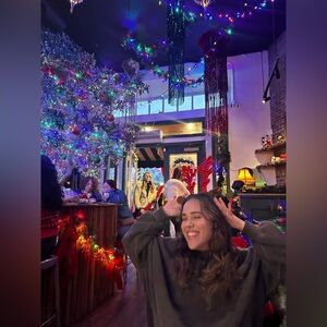 Aerie Beyond Oversized Sweater Olive Green Ribbed Pullover Sz S